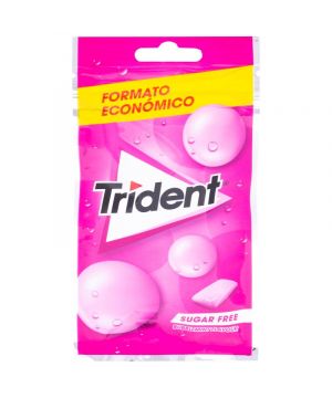 Chicle Trident Bubble Mint Grageas Bolsa 43,5 Grs.