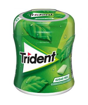 Chicle Trident Hierbabuena Bote 82,6 Grs.