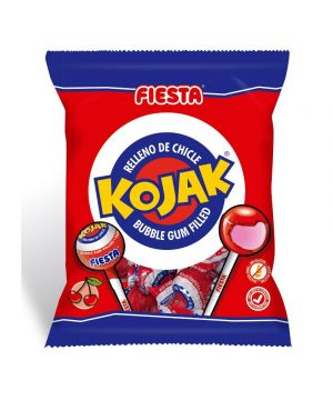 Kojak Fiesta Cereza Con Chicle Bolsa 7 Unds 100 Grs