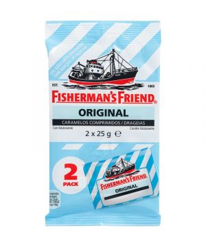 Fisherman's Friend Original Sin Azucar 2 Sobres X 25 Grs