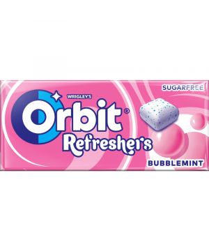 Chicle Orbit Refresher Bubblemint 7 Grageas 19 Grs.