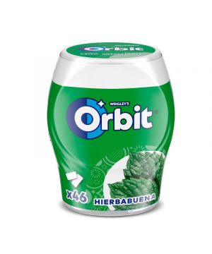 Chicle Orbit Hierbabuena Box 46 Grageas 64 Grs.