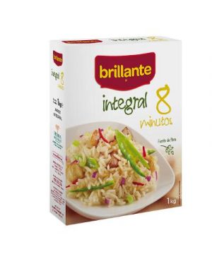 Arroz Brillante Integral 8 Minutos 750 Grs