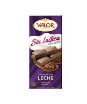 Chocolate Valor Con Leche Sin Lactosa 100 Grs