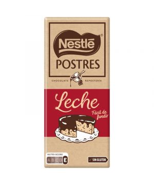 Chocolate Nestle Postre Leche 170 Grs