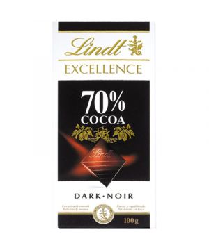 Chocolate Lindt Excellence 70% Cacao 100 Grs
