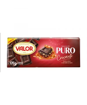 Chocolate Valor Puro Con Avellana Caramelizada 170 Grs.