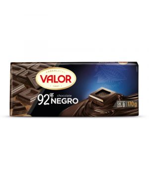 Chocolate Valor 92% Negro 170 Grs