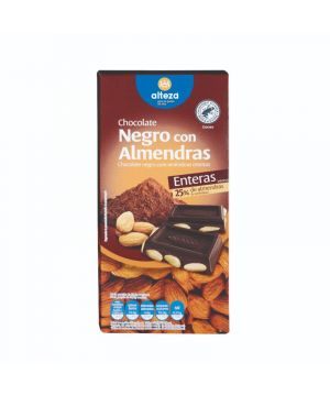 Chocolate Alteza Negro Con Almendras 200 Grs.