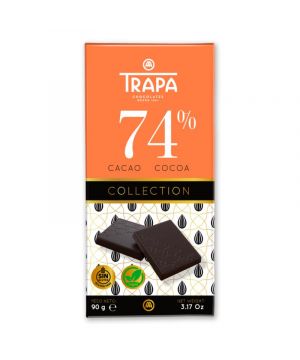 Chocolate Trapa Collection Noir 74% 90 Gr.