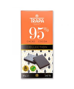 Chocolate Trapa 95% Cacao 80 Gr.