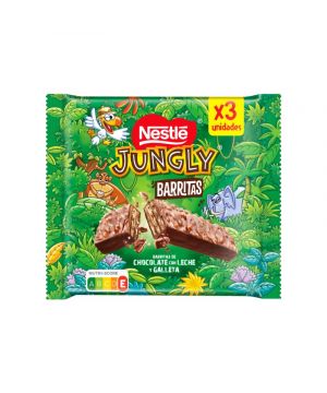 Chocolatina Nestle Jungly Pack 3 X 34 Grs.