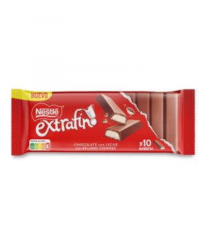 Chocolate Nestle Extrafino Relleno Leche 100 Grs
