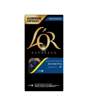 Cafe L'or Espresso Ristretto Decaffeinato 10 Capsulas