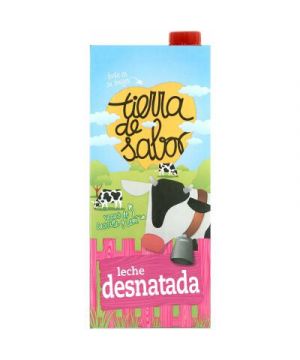 Leche Tierra De Sabor Desnatada Brik Litro
