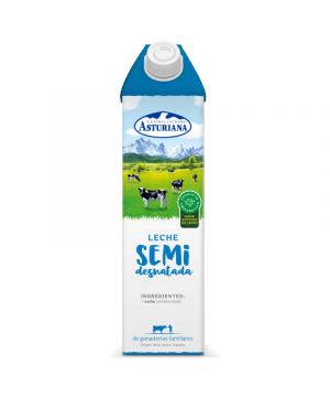 Leche Asturiana Semidesnatada Brik Litro