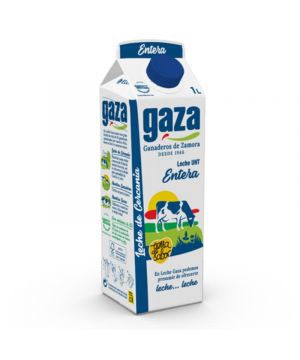 Leche Gaza Entera Brik Litro