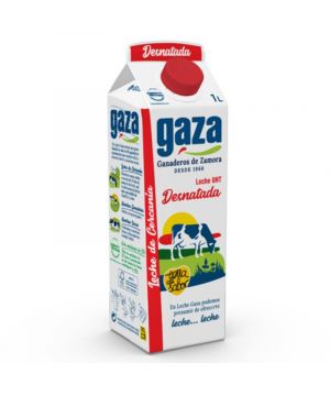 Leche Gaza Desnatada Brik Litro