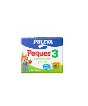 Puleva Peques-3 Cereales/Fruta Pack-3 X 200 Ml.