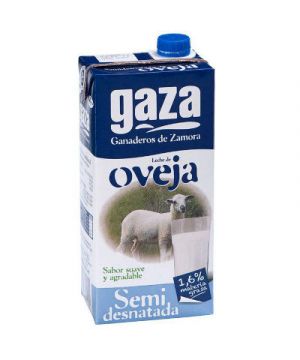 Leche Gaza Oveja Semidesnatada Uht Brik Litro
