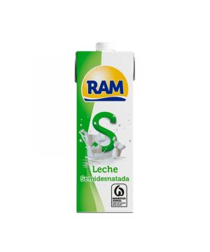 Leche Ram Semidesnatada Brik Litro