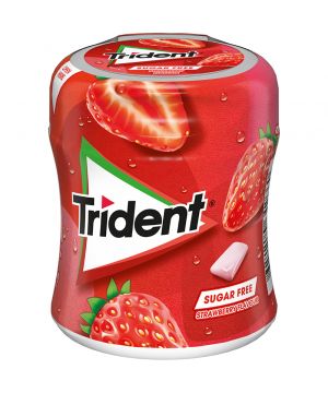 Chicle Trident Fresa Bote 82 Grs