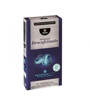 Cafe Alteza Espresso Descafeinado 10 Caps X 5 Grs.