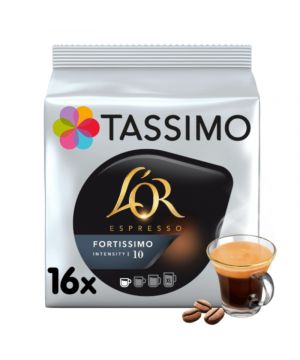 Cafe Tassimo L'or Espresso Fortissimo 16 Monodosis X 7,8 Grs