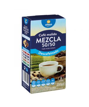 Cafe Alteza Molido Descafeinado Mezcla 250 Grs