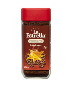 Cafe La Estrella Soluble Descafeinado 190 Grs