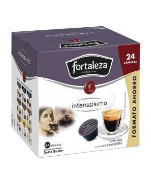 Cafe Fortaleza Intenssisimo 24 Caps 168 Gr. Comp.dolce Gusto