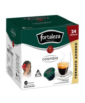 Cafe Fortaleza Colombia 24 Caps 240 Gr. Comp.dolce Gusto