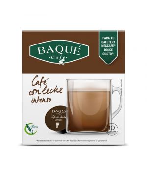Cafe Baque Con Leche Intenso 10 Caps 70 Grs. Comp.d.g.