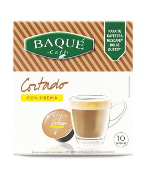 Cafe Baque Cortado Crema 10 Caps 70 Grs. Comp.d.g.