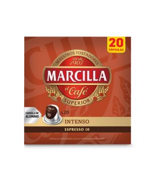 Cafe Marcilla Intenso 20 Capsulas X 5,2 Gr. Comp.nespreso