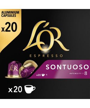 Cafe L'or Espresso Sontuoso 20 Capsulas X 5,2 Grs.