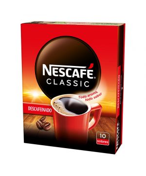 Cafe Nescafe Descafeinado 10 Sobres