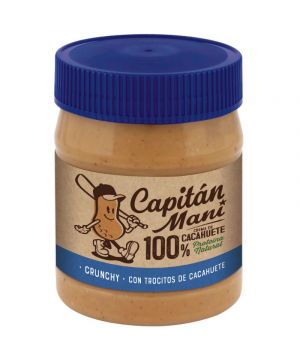 Crema Cacahuete Capitan Mani Crunchi 340 Grs