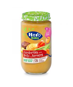 Tarrito Hero Pollo-Ternera-Verdura 235 Grs