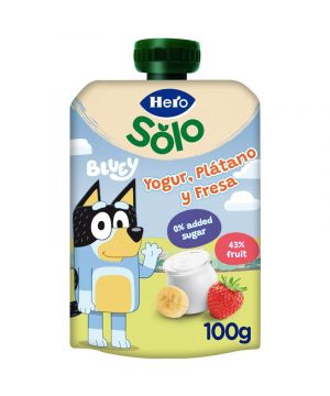 Bolsita Hero Solo Yogur-Platano-Fresa 100Grs.