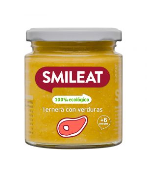 Tarrito Smileat Ternera Con Verduras Ecologico 230 Grs