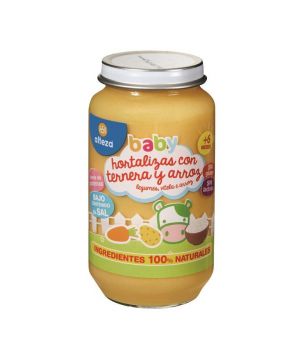 Tarrito Alteza Baby Hortalizas Con Ternera Y Arroz 250 Grs.