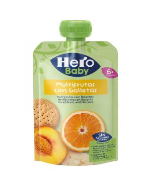 Bolsita Hero Mi Fruta Multifruta-Galleta 100 Grs