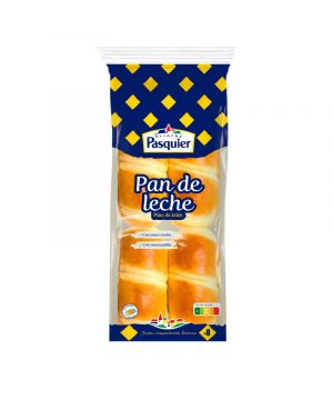 Pan De Leche Pasquier Pack-8 Unds 280 Grs