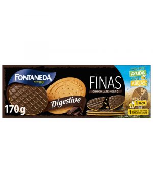 Galletas Fontaneda Finas Digestive Chocolate Negro 170 Grs
