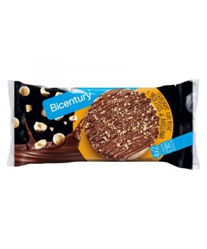 Tortita Bicentury Arroz Choco Trozos Avellana P-4X2 130 Grs.