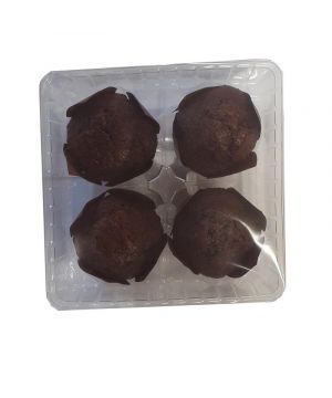 Muffin Cacao Pack 4 Unds. 200 Grs.