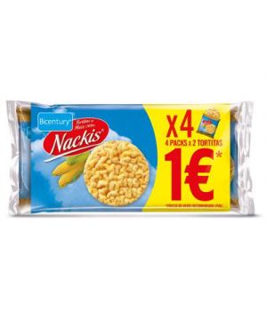 Tortita Bicentury Maiz 60 Grs Pack 4 X 2 Unds
