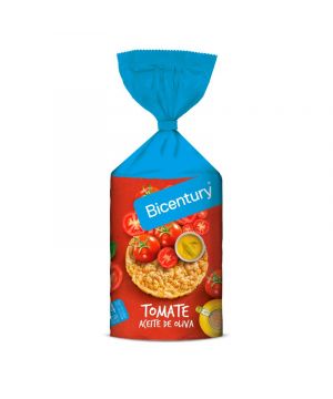 Tortita Bicentury Maiz Sabor Tomate C/Aceite Oliva 123 Gr.