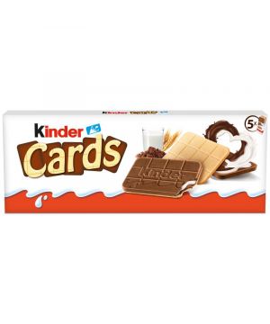 Galleta Ferrero Kinder Cards 128 Grs.